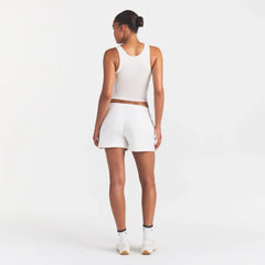 COTTON RIB TANK | MARBLE ON A MODEL FRONT VIEW @ | FOCUS: 0.0, 1.0, 0.9