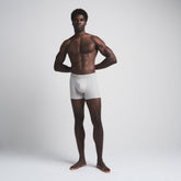 SKIMS COTTON MENS 3" BOXER BRIEF 5-PACK | HEATHER MULTI ON A MODEL FRONT VIEW | FOCUS: 0.0, 1.0, 0.9 | FOCUS: 0.0, 1.0, 0.9