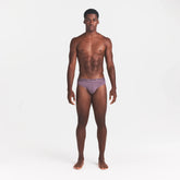 SKIMS STRETCH MENS BRIEF | IRIS ON A MODEL FRONT VIEW @ | FOCUS: 0.0, 1.0, 0.9