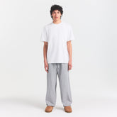 WOVEN MENS KARATE PANT | PACIFIC ON A MODEL FRONT VIEW @ | FOCUS: 0.0, 1.0, 0.9