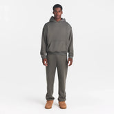 FLEECE LOUNGE MENS RELAXED JOGGER | JUNGLE ON A MODEL FRONT VIEW @ | FOCUS: 0.0, 1.0, 0.9