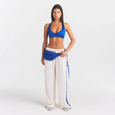 NikeSKIMS ACCESSORIES FANNY PACK | COBALT ON A MODEL FRONT VIEW @ | FOCUS: 0.0, 1.0, 0.9