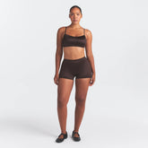 NikeSKIMS SATIN SHINE SCOOP CAMI BRA | PHOENIX ON A MODEL FRONT VIEW @ | FOCUS: 0.0, 1.0, 0.9