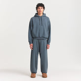 HEAVYWEIGHT FLEECE MENS STRAIGHT LEG PANT | KYANITE ON A MODEL FRONT VIEW @ | FOCUS: 0.0, 1.0, 0.9