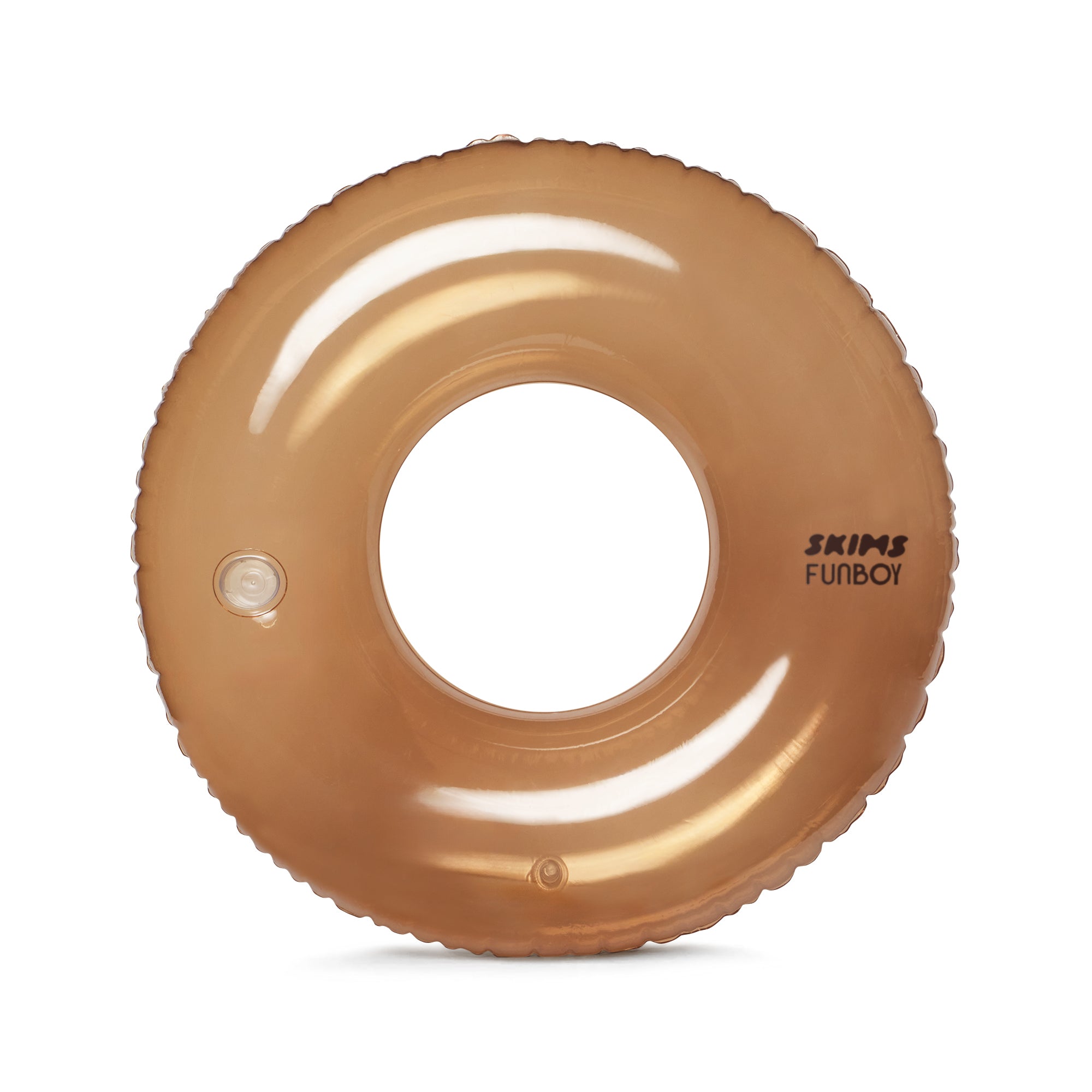 FUNBOY X SKIMS VINTAGE TUBE FLOAT | SIENNA AND CLEAR ADDITIONAL FABRIC DETAILS