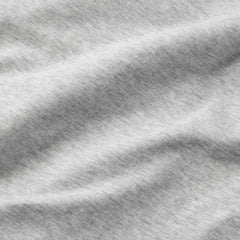 COTTON JERSEY SCOOP NECK T-SHIRT | LIGHT HEATHER GREY ADDITIONAL FABRIC DETAILS | about this fabric