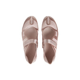 NikeSKIMS FOOTWEAR SATIN RIFT | SILT RED/SILT RED-SILT RED FLAT ON A WHITE BACKGROUND