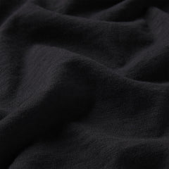 WORN IN JERSEY BABY V NECK TEE | WASHED ONYX ADDITIONAL FABRIC DETAILS