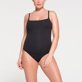 FITS EVERYBODY MATERNITY NURSING TANK | ONYX ON A MODEL FRONT VIEW