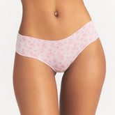 LIGHTWEIGHT COTTON RUCHED BACK HIPSTER 10-PACK | DAINTY FLORAL MULTI ON A MODEL SIDE VIEW @ | FOCUS: 0.0, 1.0, 0.9