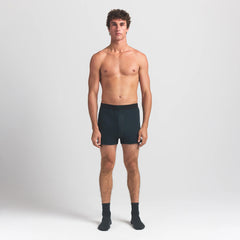 SKIMS COTTON MENS KNIT BOXER | VERDANT ON A MODEL FRONT VIEW @ | FOCUS: 0.0, 1.0, 0.9