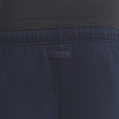 FLEECE LOUNGE MENS CLASSIC STRAIGHT LEG PANT | NAVY ON A MODEL BACK VIEW @ | FOCUS: 0.0, 1.0, 0.9