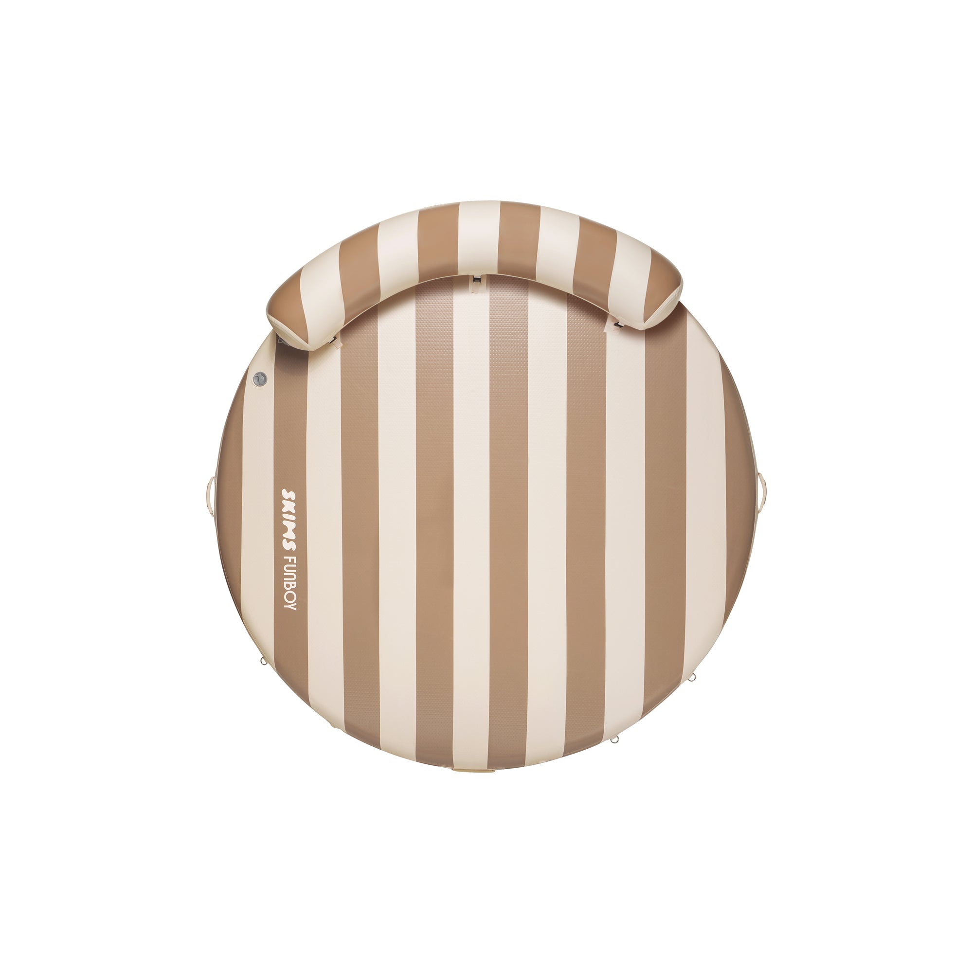 FUNBOY X SKIMS LEISURE ISLAND | SIENNA STRIPE LAYS FLAT ON A WHITE BACKGROUND | FLT