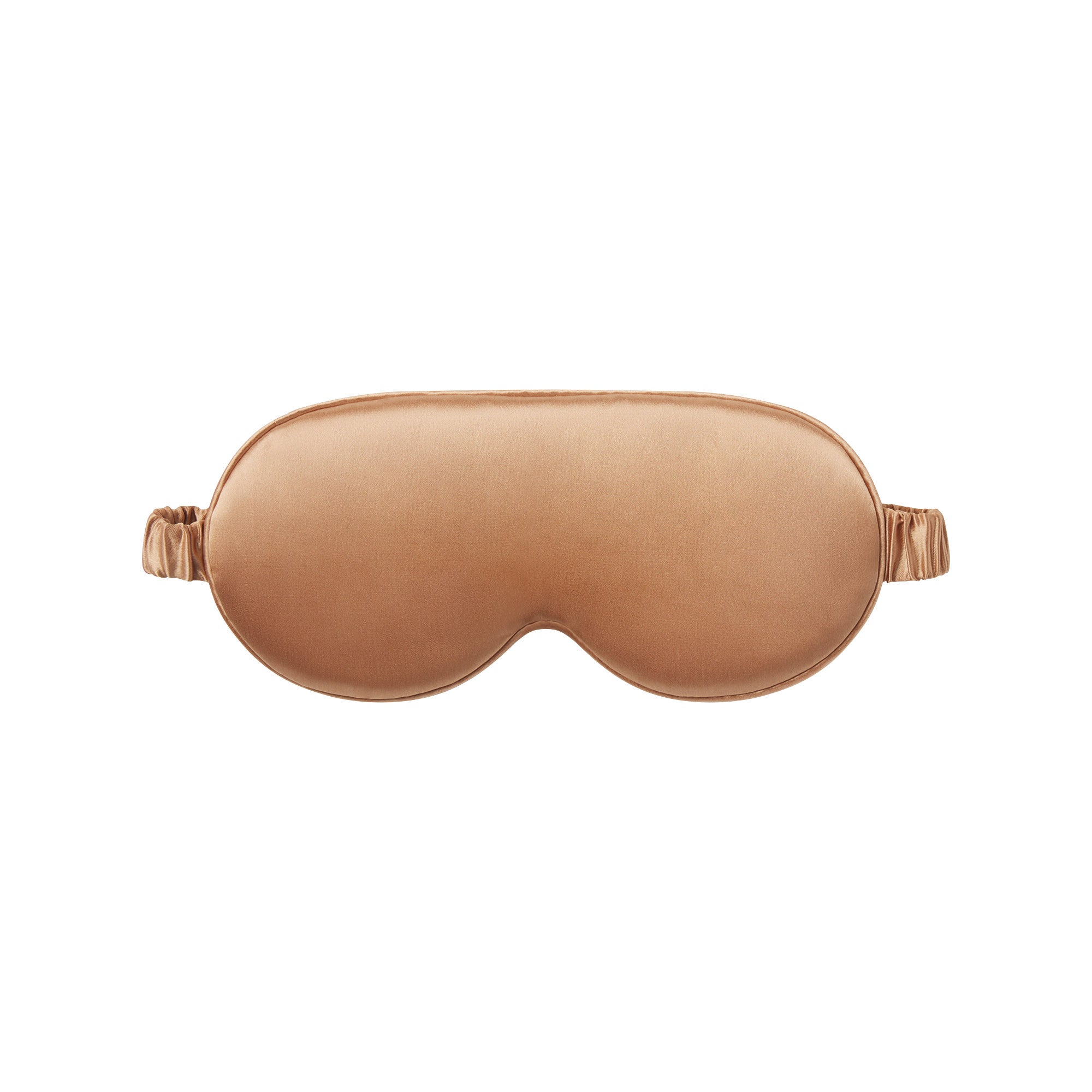 SLIP X SKIMS PURE SILK CONTOUR SLEEP MASK | CLAY FLAT ON A WHITE BACKGROUND | FLT