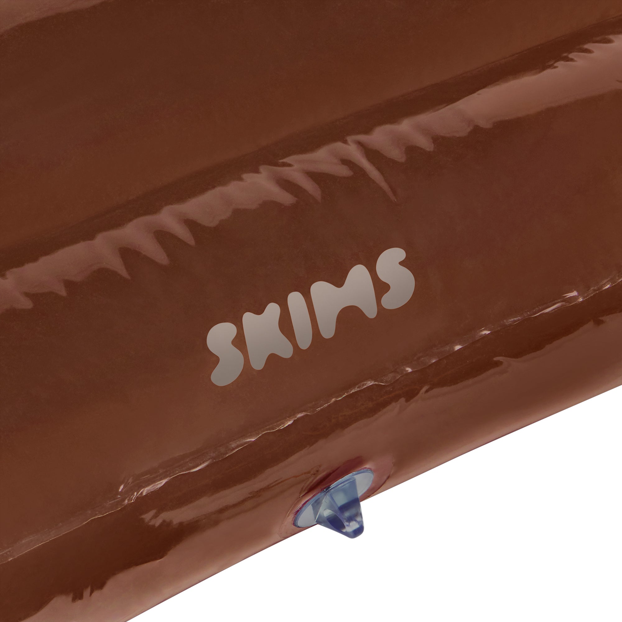 FUNBOY X SKIMS EMBOSSED TUBE FLOAT | COCOA ADDITIONAL FABRIC DETAILS