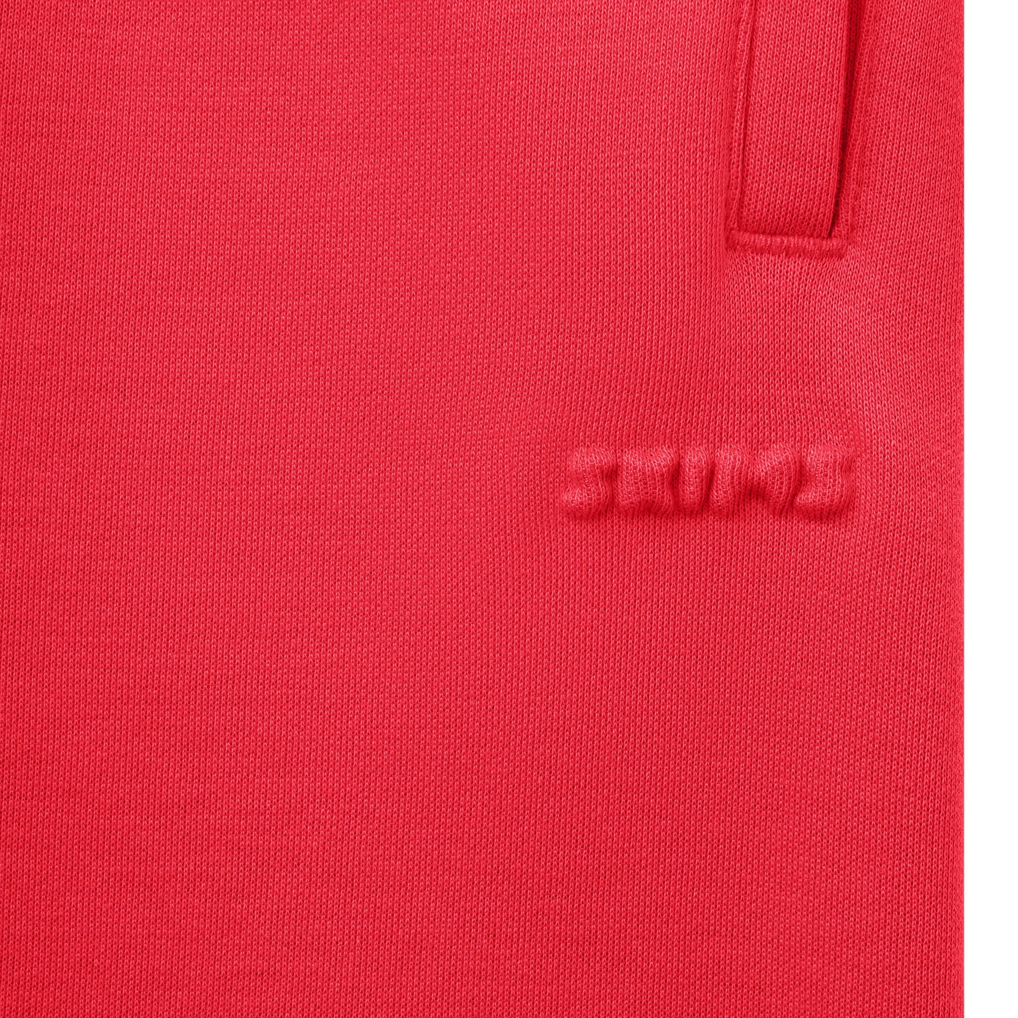 COTTON FLEECE CLASSIC CREWNECK | WASHED RED ADDITIONAL FABRIC DETAILS