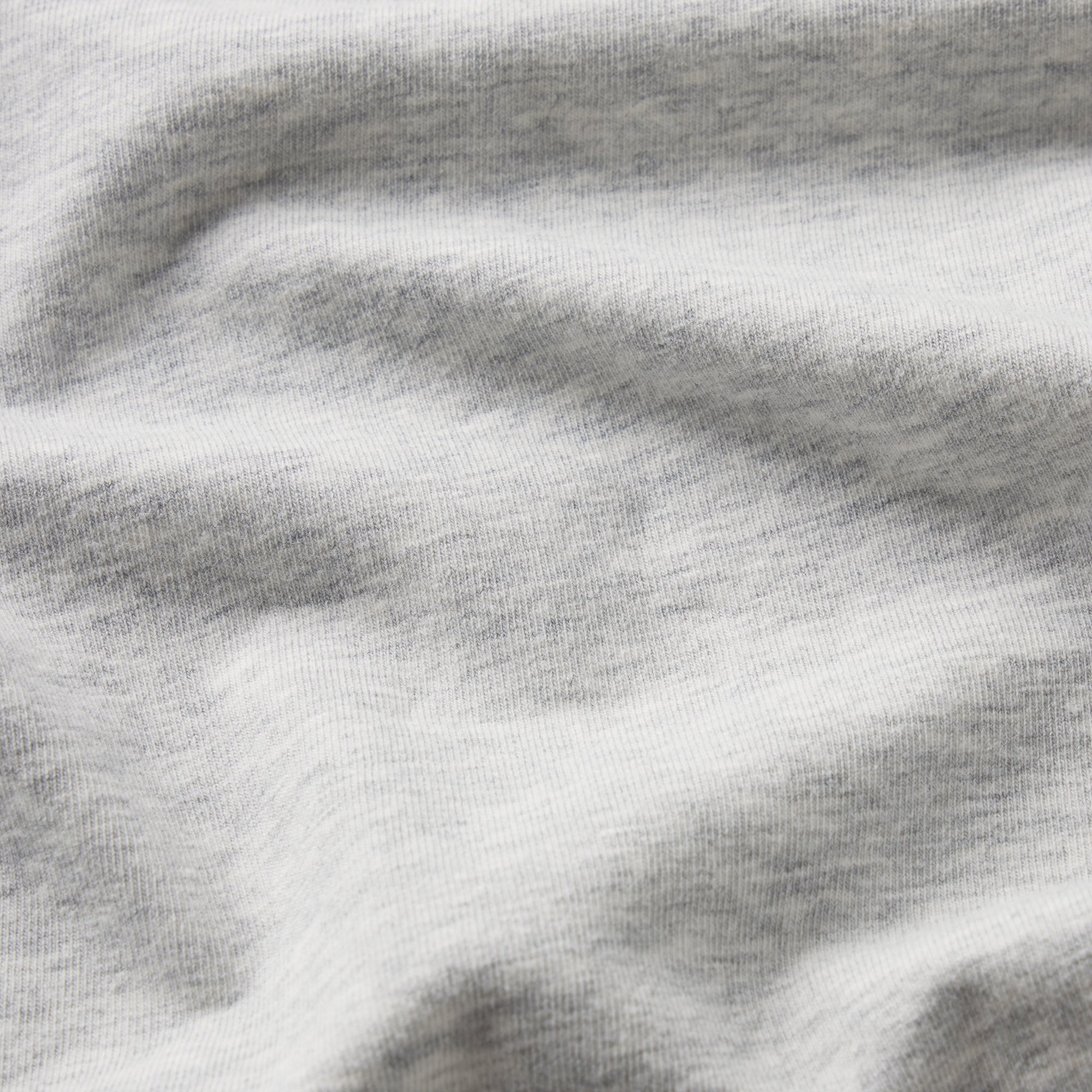 WORN IN JERSEY T-SHIRT | LIGHT HEATHER GREY ADDITIONAL FABRIC DETAILS