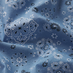 COTTON POPLIN BOXER SLEEP SET | ARCTIC SNOW BANDANA ADDITIONAL FABRIC DETAILS