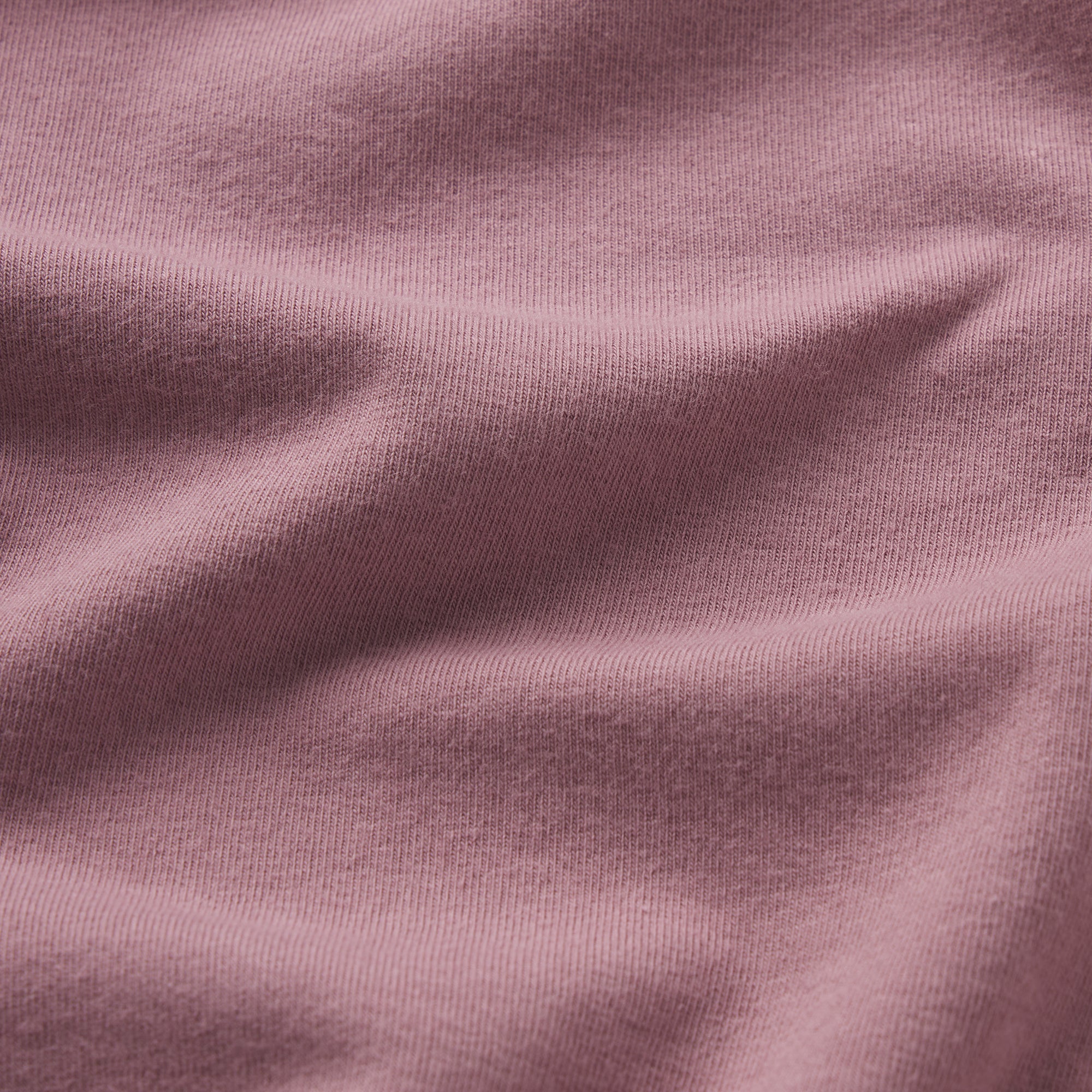 COTTON JERSEY FOLDOVER PANT | MUTED MAUVE & LAYS FLAT ON A WHITE BACKGROUND | FLT