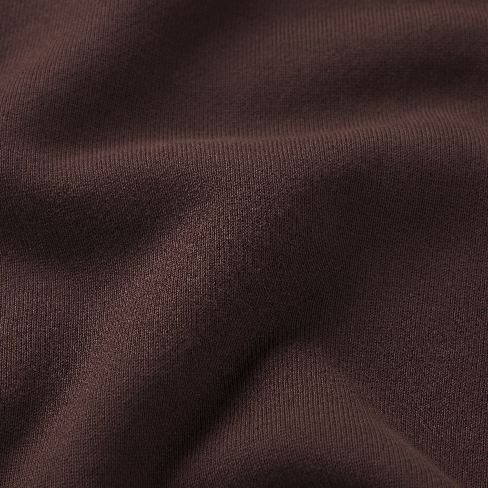 FRENCH TERRY RAW EDGE SHORT | ESPRESSO ON A MODEL FRONT VIEW @ | FOCUS: 0.0, 1.0, 0.9
