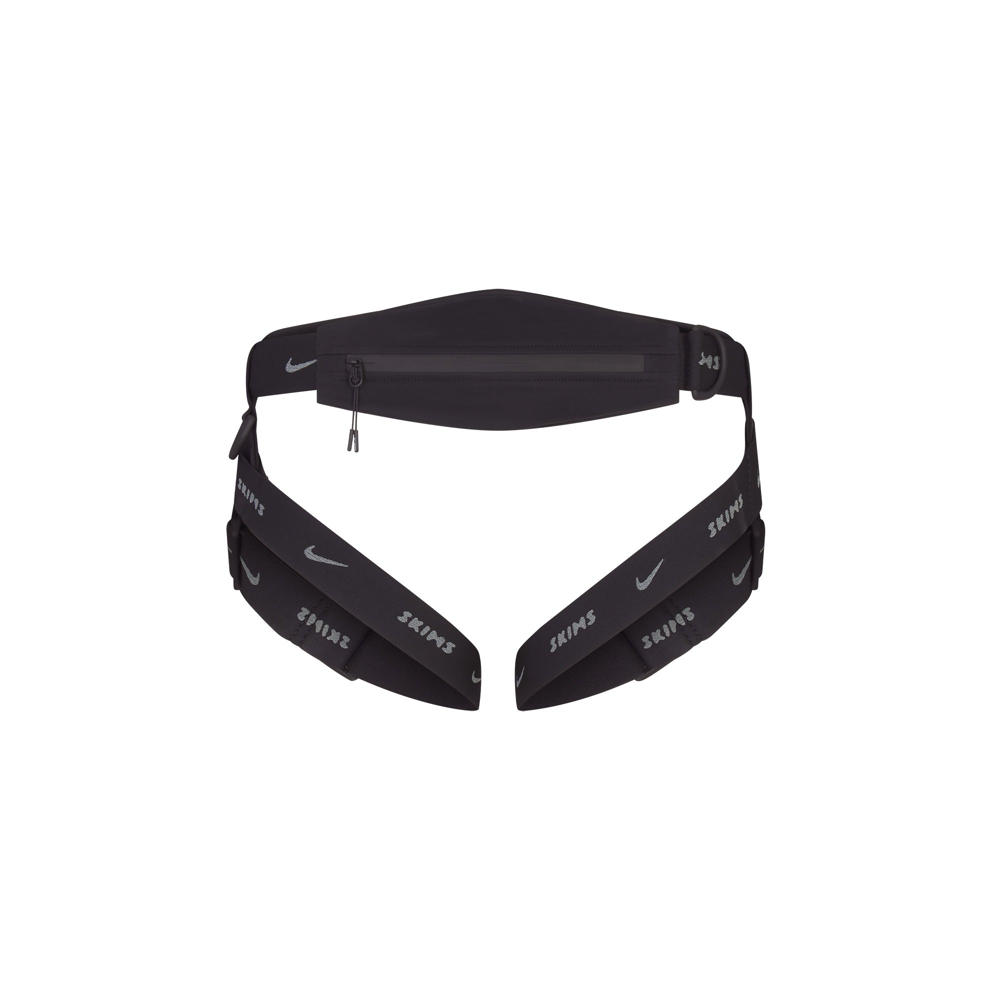 NikeSKIMS ACCESSORIES HARNESS WAISTPACK | OBSIDIAN FLAT ON A WHITE BACKGROUND
