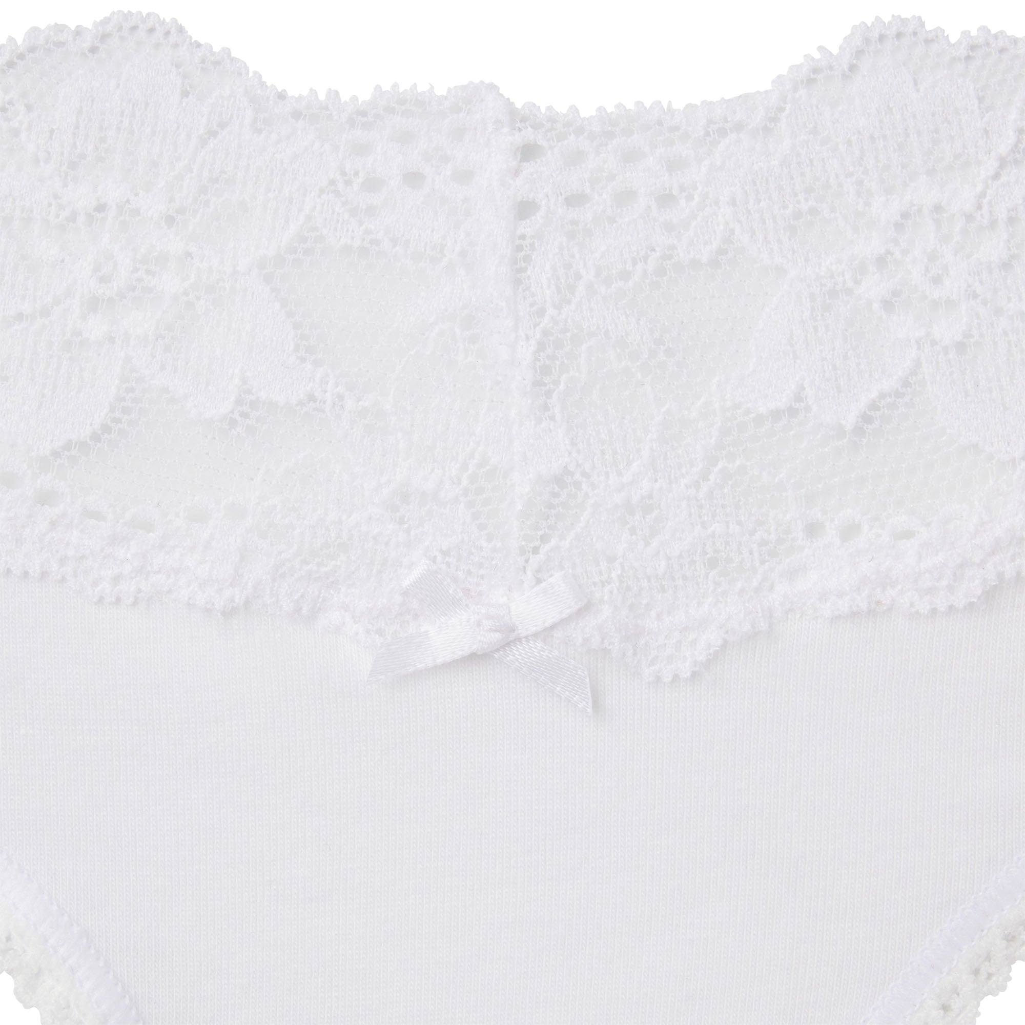 LIGHTWEIGHT COTTON WIDE LACE BRIEF | SNOW ADDITIONAL FABRIC DETAILS