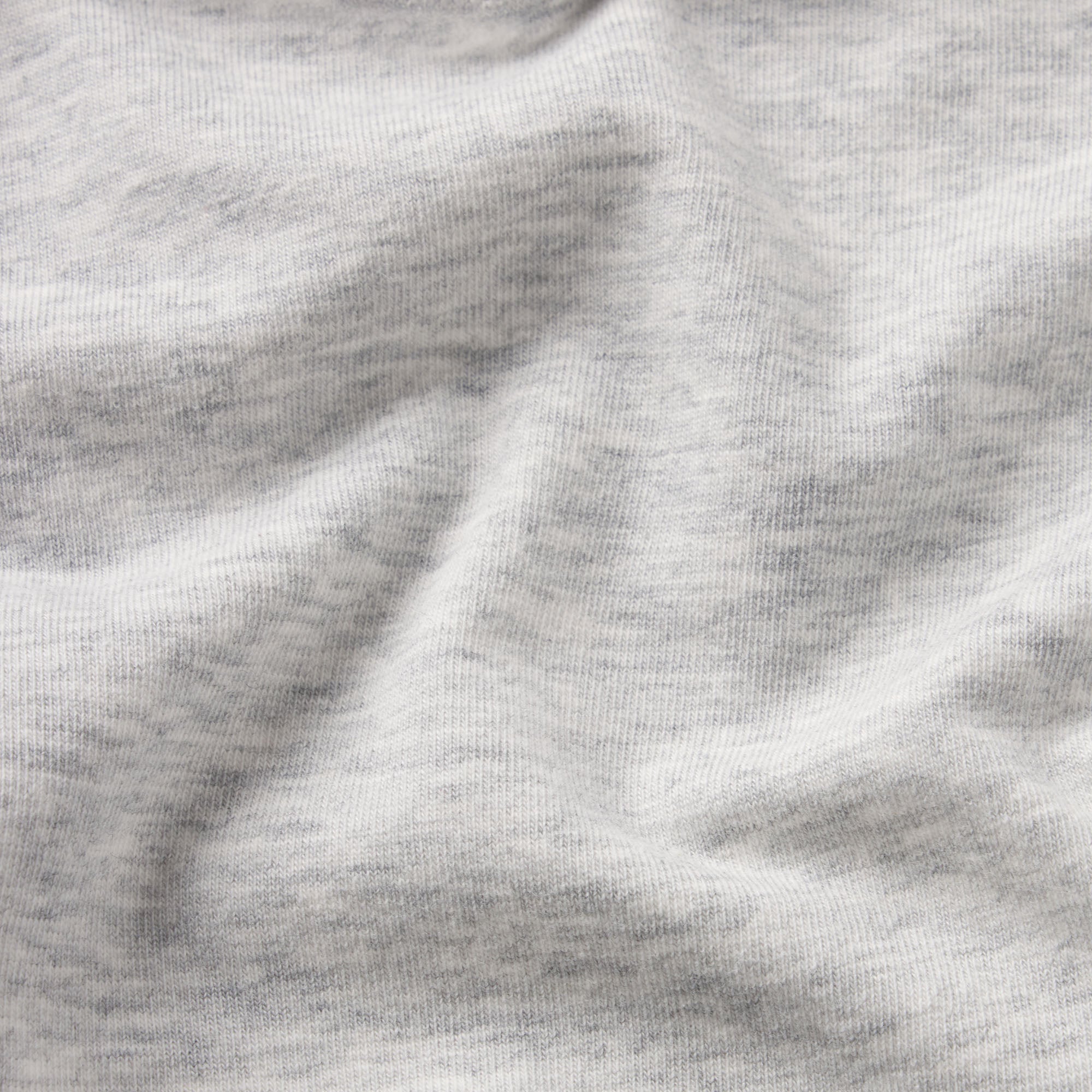 LIGHTWEIGHT COTTON LOGO PICOT HIPSTER | LIGHT HEATHER GREY ON A MODEL FRONT VIEW @ | FOCUS: 0.0, 1.0, 0.9