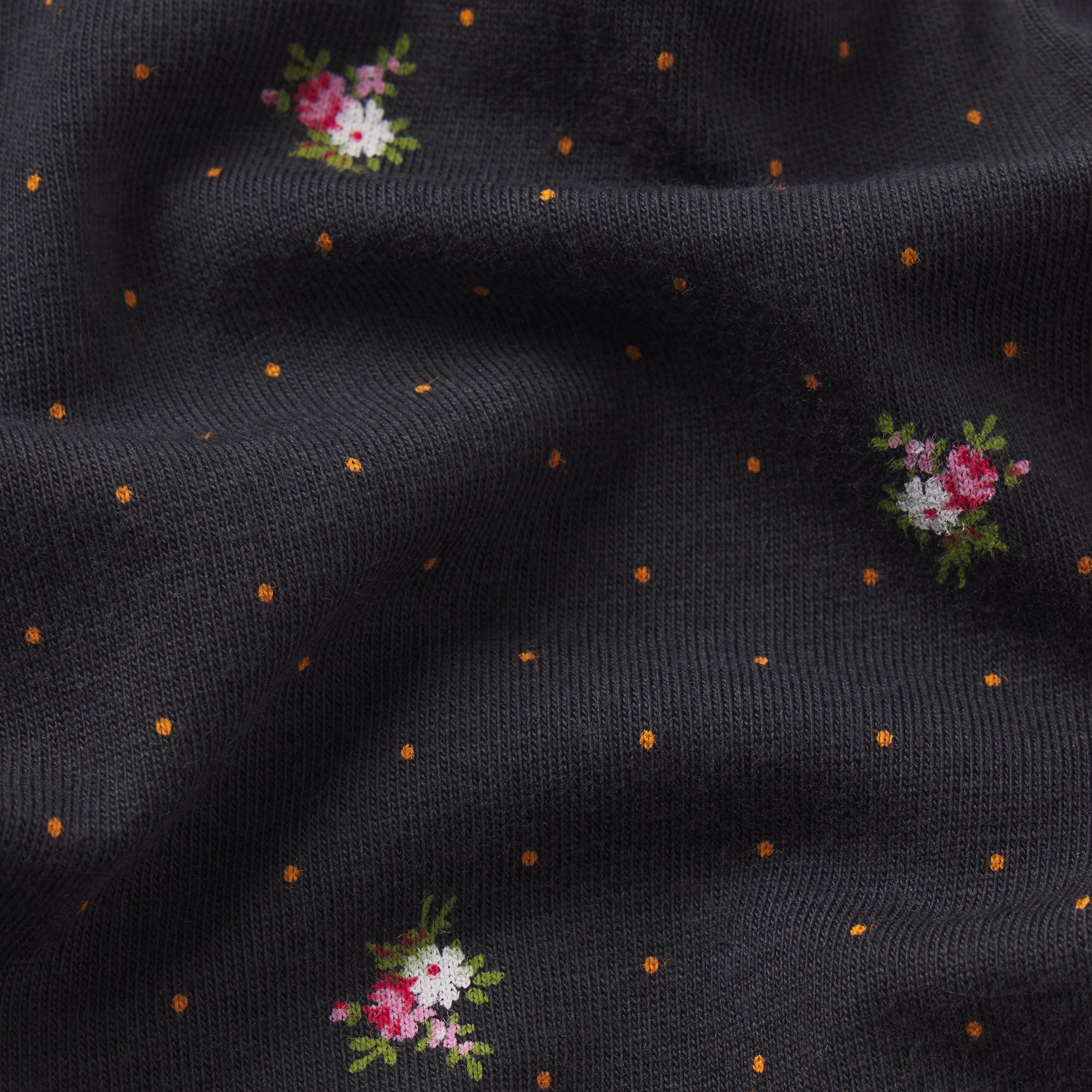 LIGHTWEIGHT COTTON RUCHED BACK HIPSTER 10-PACK | MICRO DOT FLORAL MULTI & LAYS FLAT ON A WHITE BACKGROUND | FLT