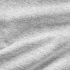 COTTON JERSEY LONG SLEEVE T-SHIRT | LIGHT HEATHER GREY ADDITIONAL FABRIC DETAILS