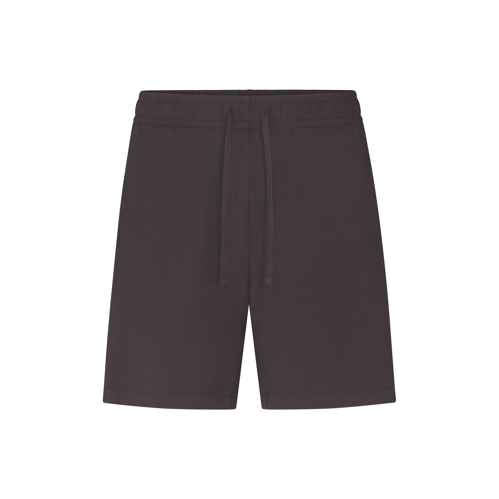JERSEY LOUNGE MENS RELAXED SHORT | ASH (MENS SHORTS, MENS BOTTOMS) LAYS FLAT ON A WHITE BACKGROUND | FLT