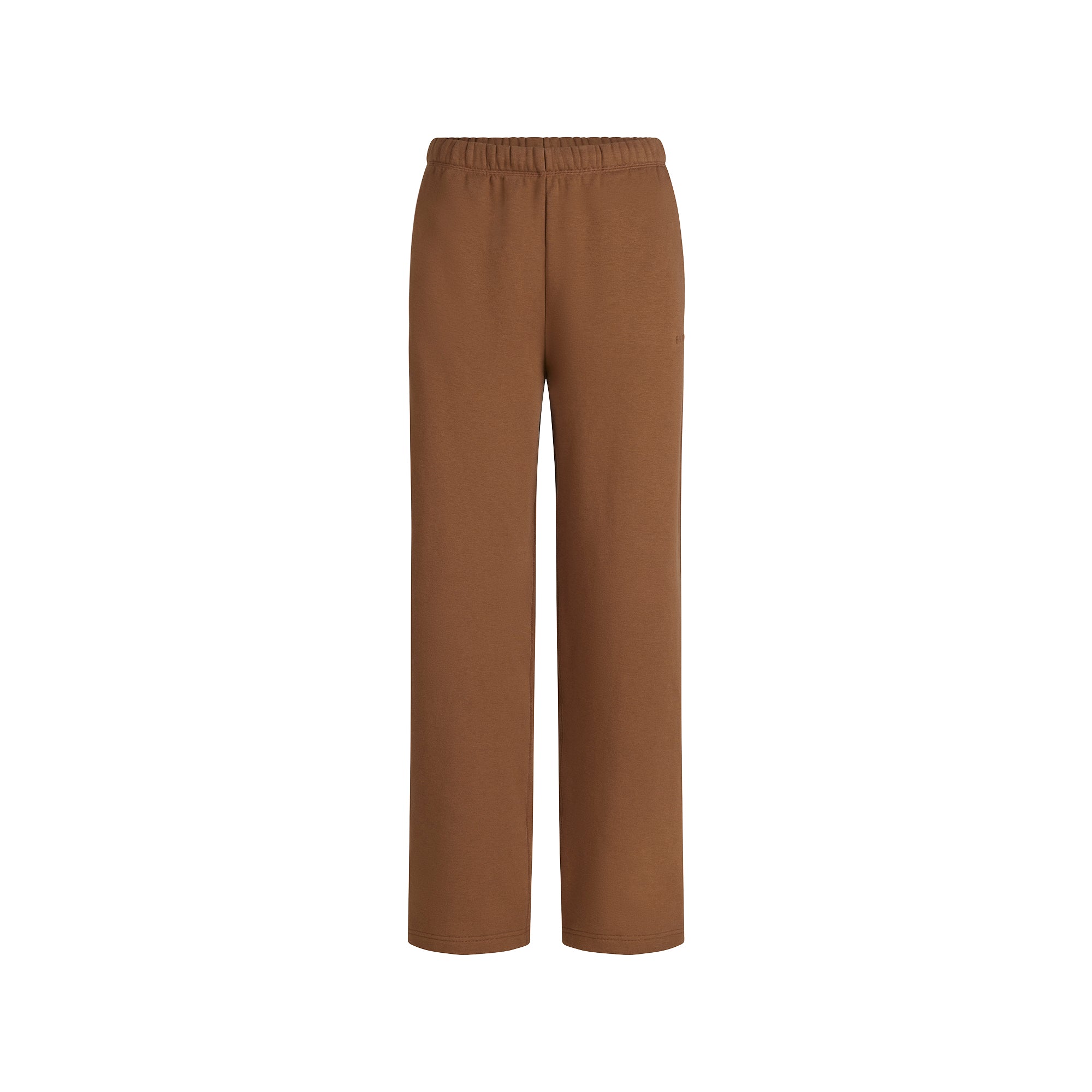 COTTON FLEECE CLASSIC STRAIGHT LEG PANT | BISON FLAT ON A WHITE BACKGROUND | FLT