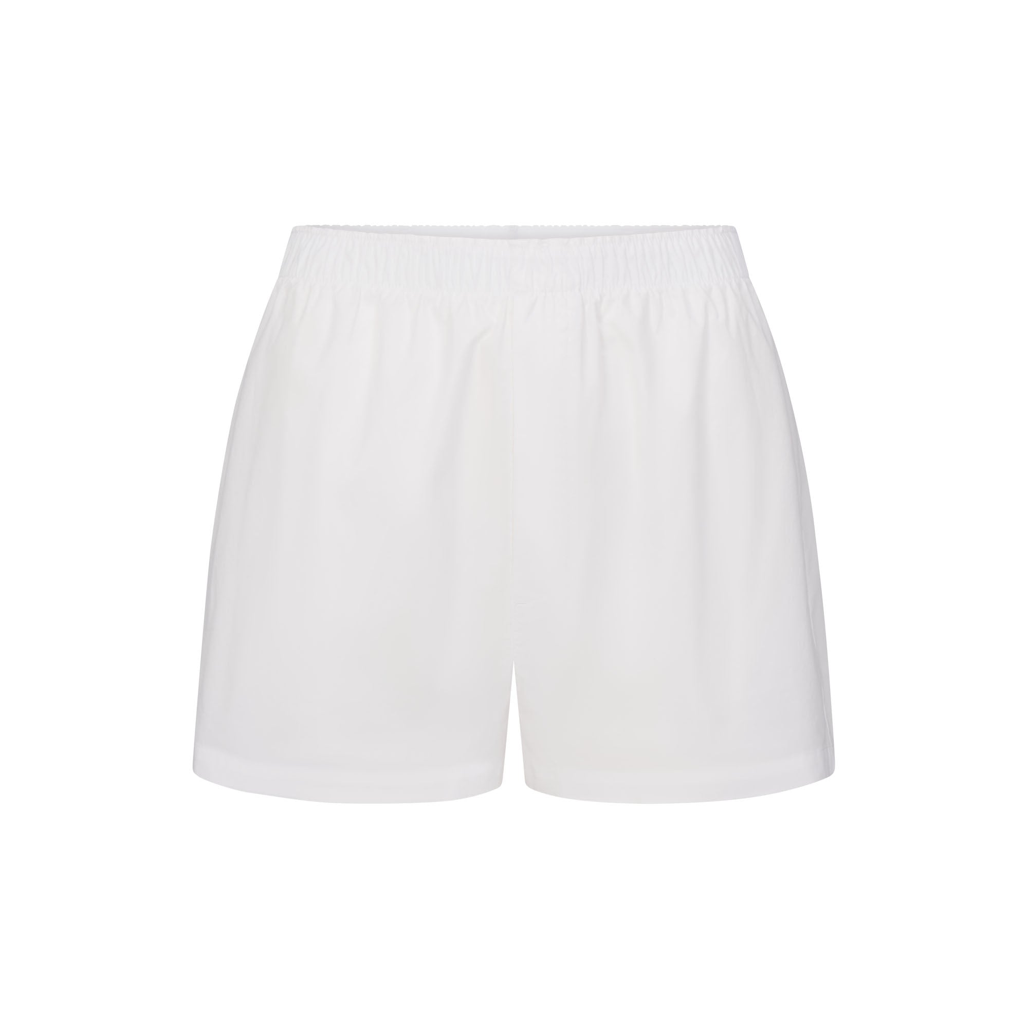 COTTON POPLIN SLEEP LONG SLEEVE AND BOXER SET | SNOW CONTRAST ADDITIONAL FABRIC DETAILS