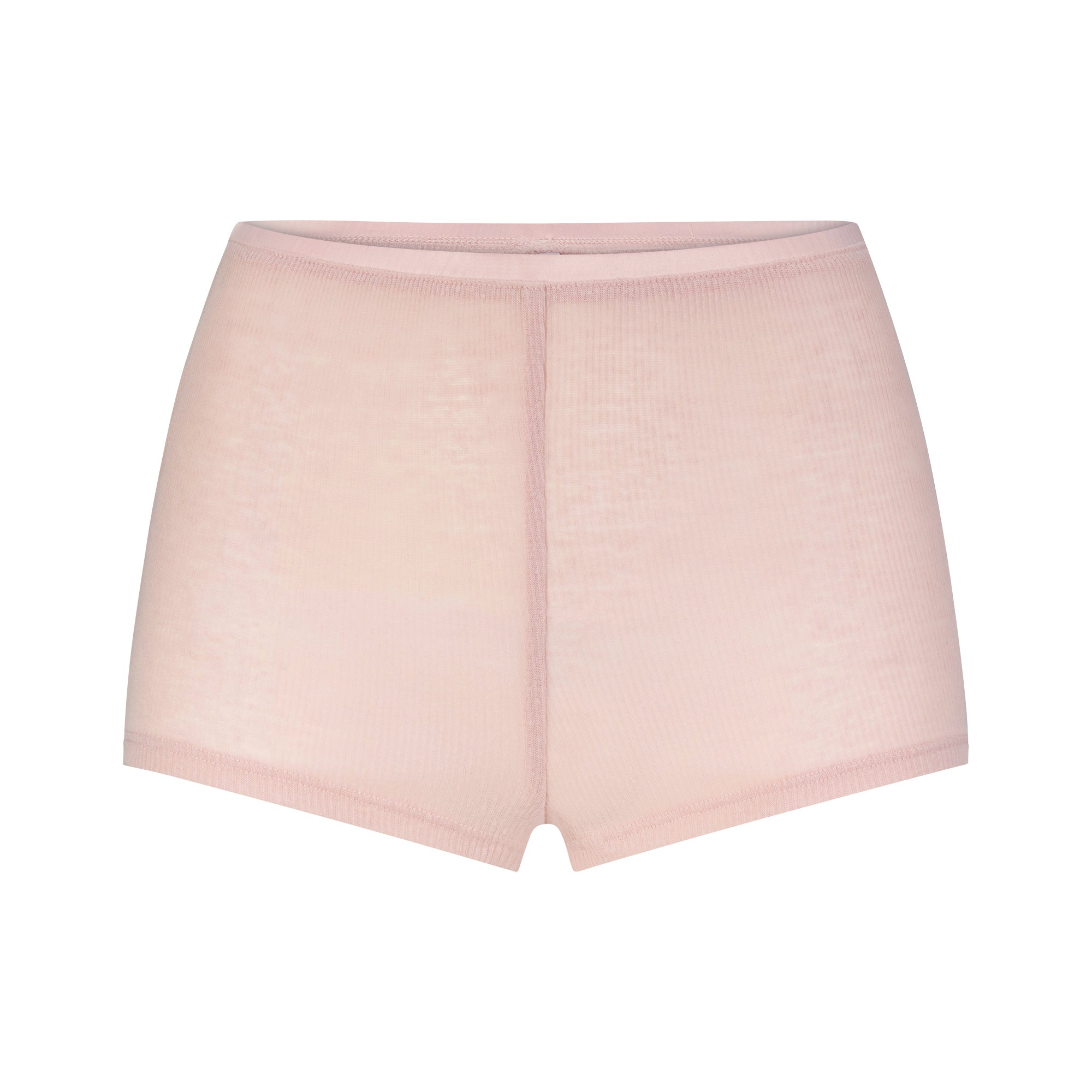 SHEER RIB LACE CAMI AND SHORT SET | MORGANITE FLAT ON A WHITE BACKGROUND | FLT