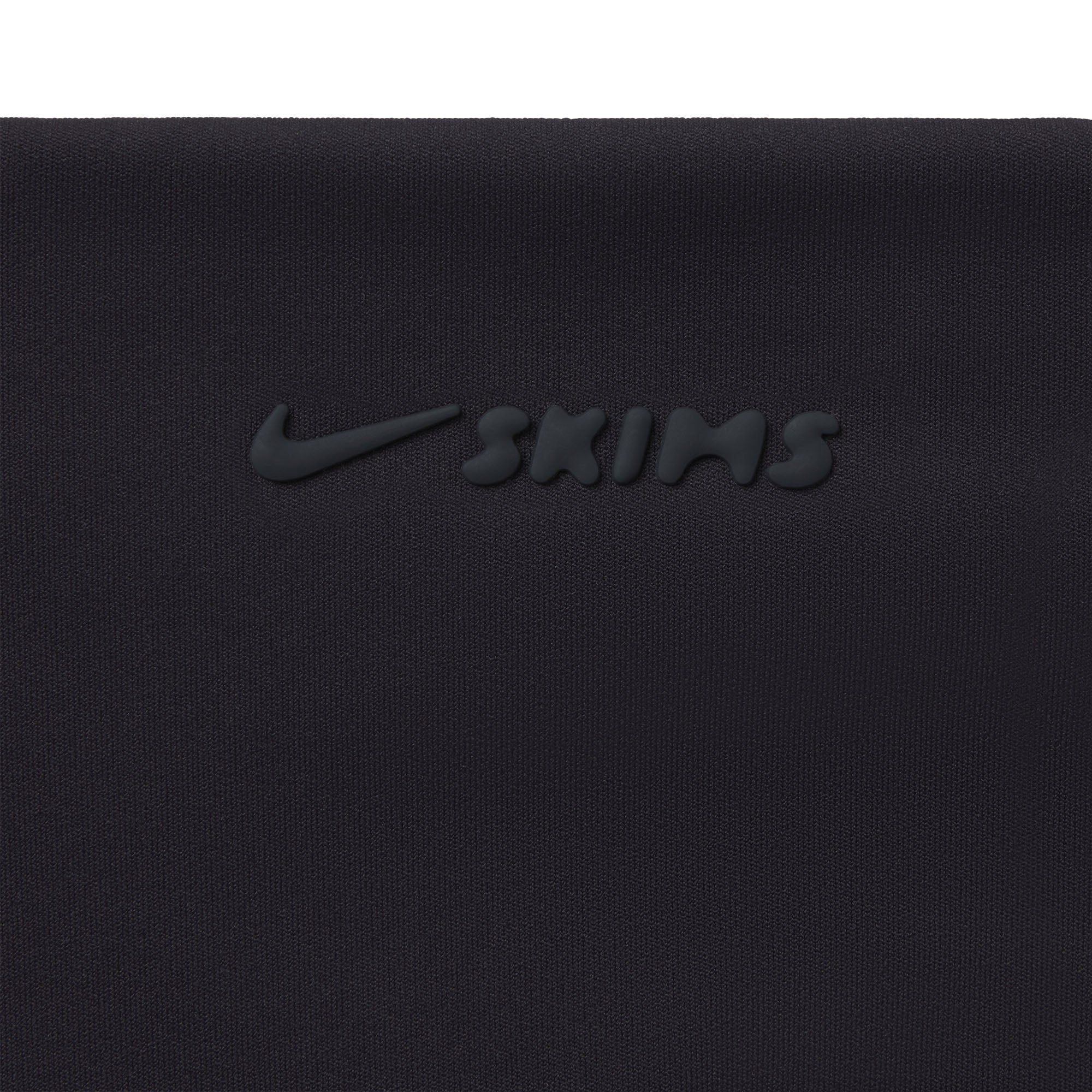 NikeSKIMS MATTE PADDED BABY TEE | OBSIDIAN ADDITIONAL FABRIC DETAILS