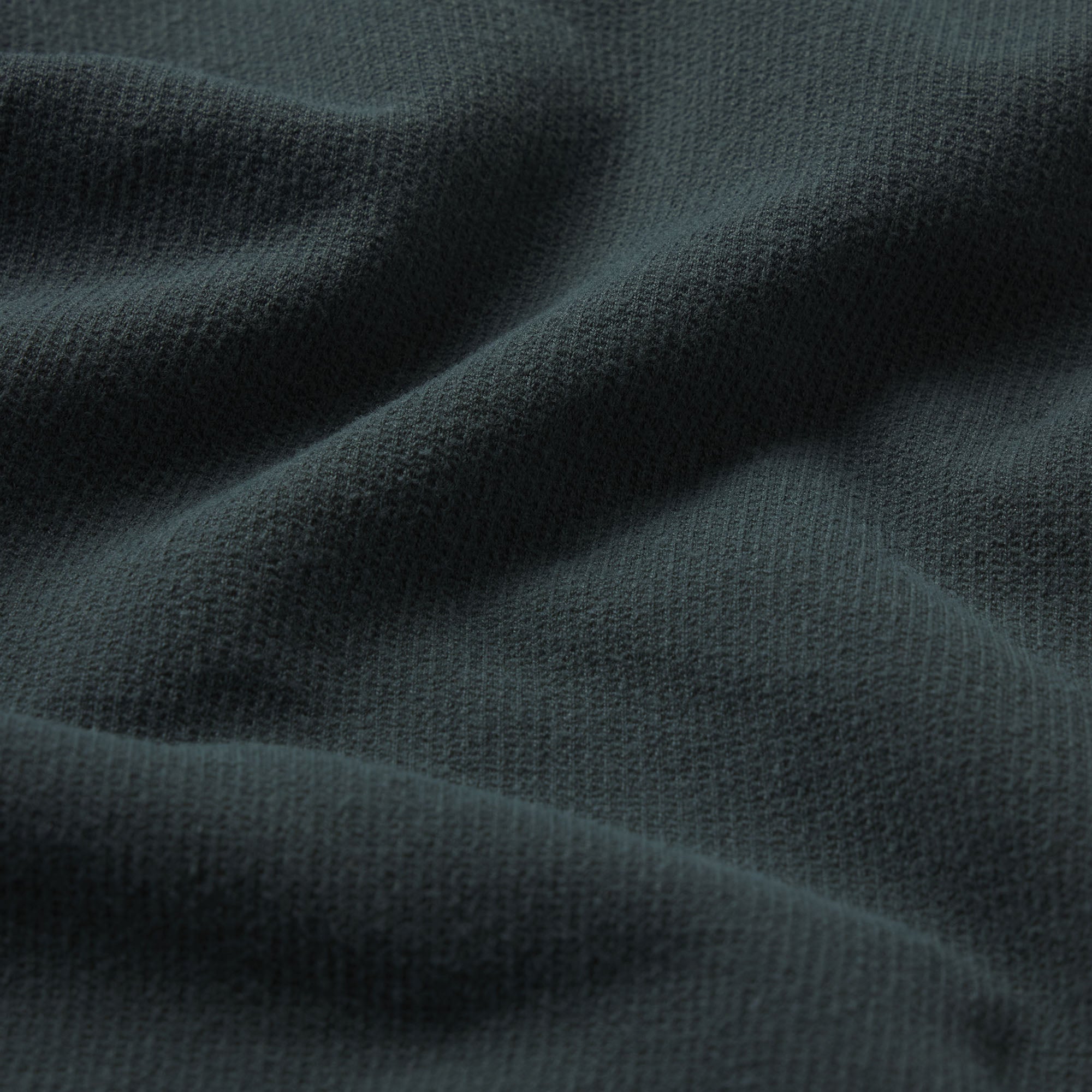 NikeSKIMS VINTAGE SEAMLESS MOCK NECK CROP TOP | DARK TEAL