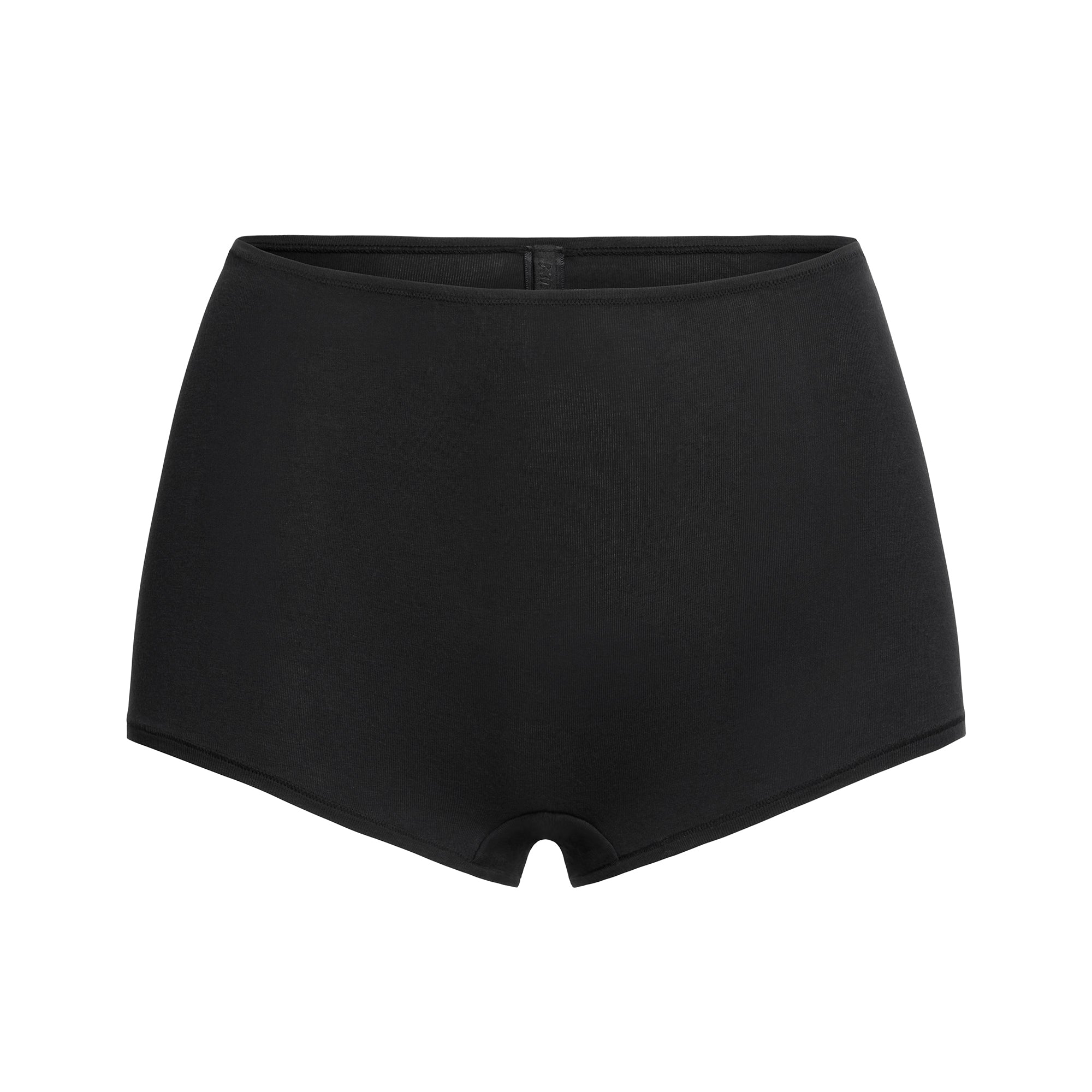 COTTON JERSEY BOY SHORT | SOOT FLAT ON A WHITE BACKGROUND | FLT
