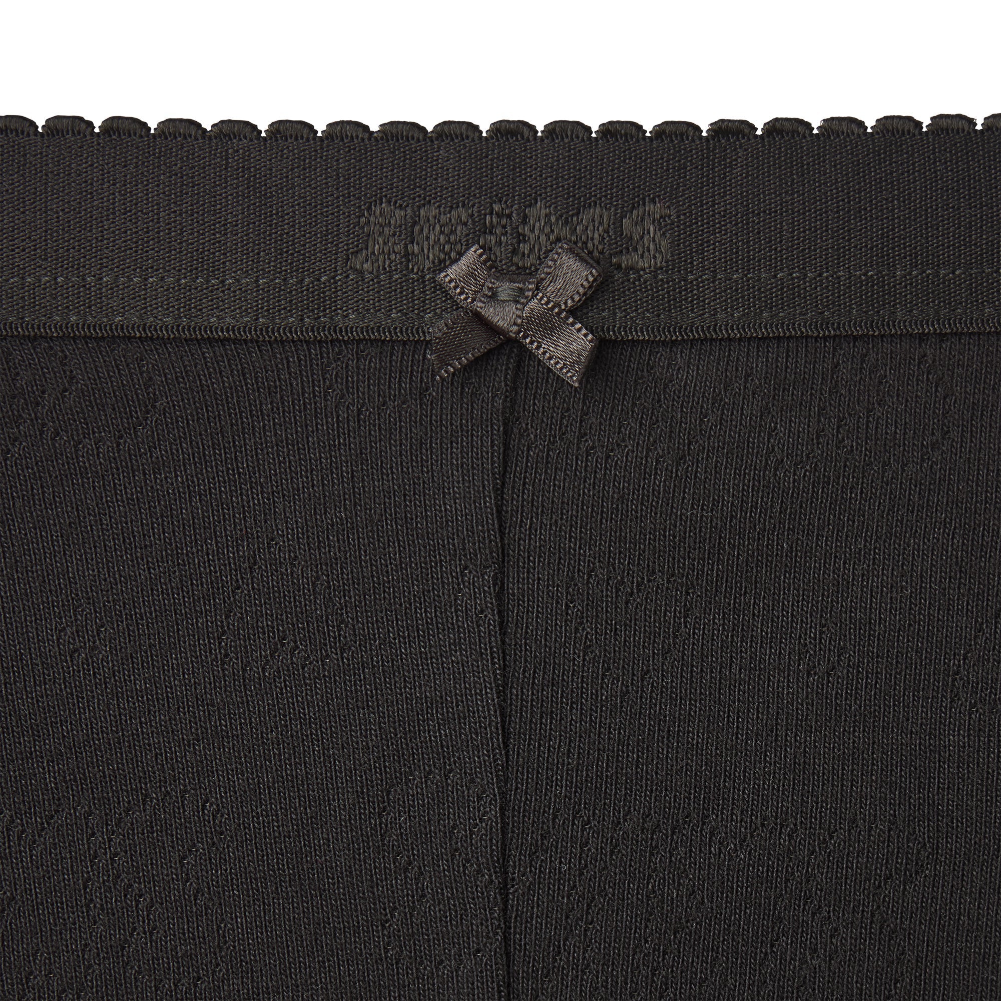 LOGO POINTELLE MICRO SKORT | SOOT ADDITIONAL FABRIC DETAILS