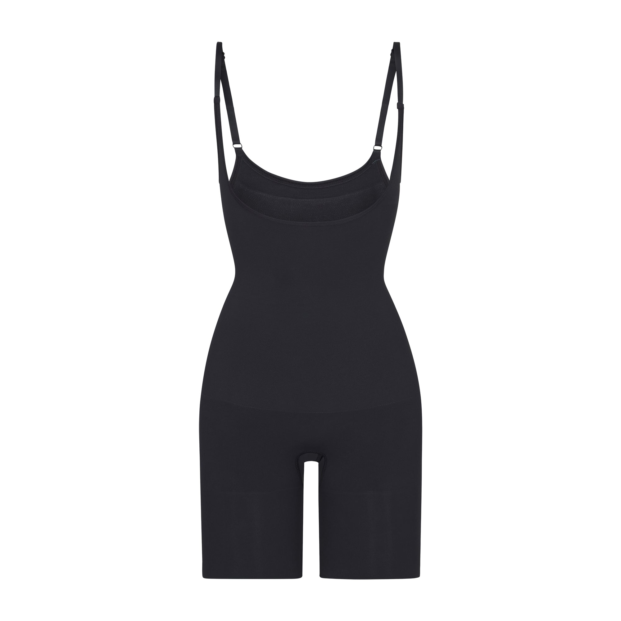 BUTT ENHANCING OPEN BUST BODYSUIT | ONYX (SHAPEWEAR BODYSUITS) LAYS FLAT ON A WHITE BACKGROUND | FLT