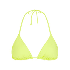 SIGNATURE SWIM TRIANGLE BIKINI TOP | SPHENE LAYS FLAT ON A WHITE BACKGROUND | FLT