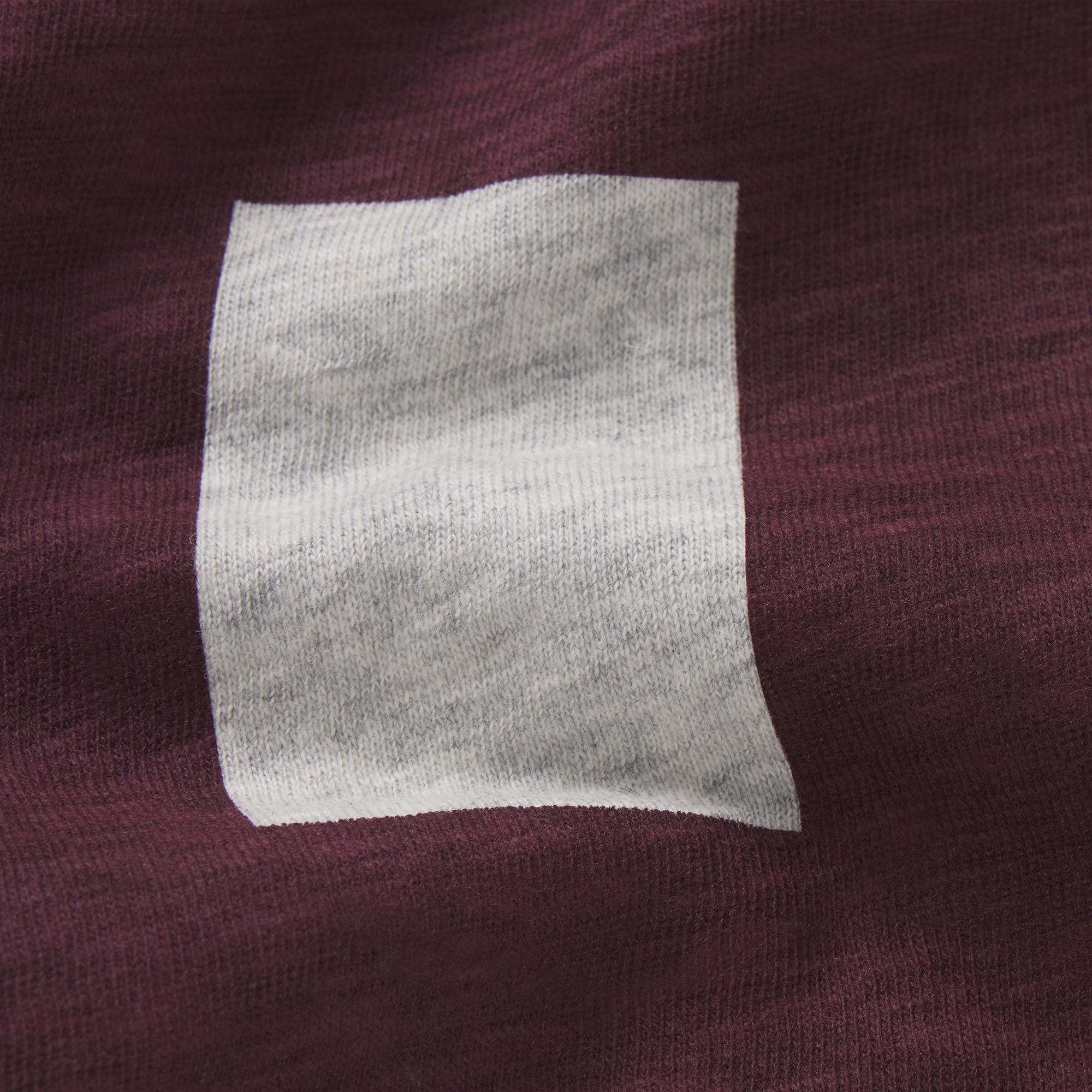 WORN IN JERSEY SUPER CROPPED T-SHIRT | CURRANT 19 PRINT & LAYS FLAT ON A WHITE BACKGROUND | FLT